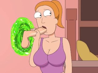 rick morty, cartoon, big ass, rick morty beth