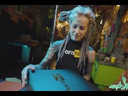 Preview 2 of UNBOXING - Pornhub AWARDS 2020 - Anuskatzz unbox her Pornhub present - SFW, ink , tattoo, bodymod