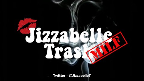 JIZZABELLE TRASH Rides HumanDildoの喫煙