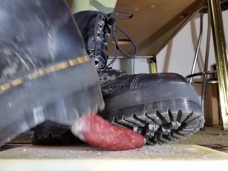Food Stomping with Doc Martens Boots