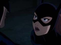 Video Batgirl Gets Frisky and Flashes Her Tits - Batman Cartoon Hentai Porn