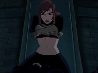 Batgirl Obtient Fringant et Clignote Ses Seins - Batman Cartoon Hentai Porn