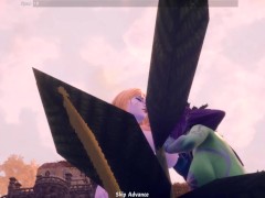 Breeders Of Nephelym [Hentai 3D game] Ep.4 nympho purple elf gets her pussy licked by farmgirl