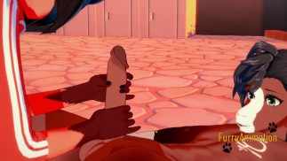 BNA Хентай - Мичиру занимается сексом с лошадью