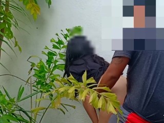 Pinay New Viral - Nagpakantot sa Bakuran ang Malibog Kong Tropa