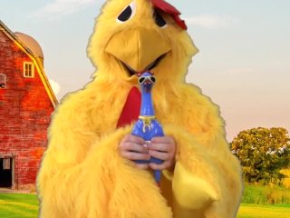 HUGE COCK plays with smaller cocks.