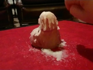 Small Penis Hot Wax CBT - Part 2 - Edging with Set Wax