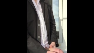 AFTER SCHOOL A BOY JERKS OFF HIS COCK