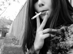 Smoking In My Leather Fur Jacket