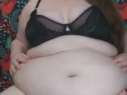 Preview 3 of BBW Stella Plays With Her Big Bouncy Belly