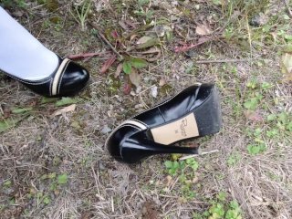 ▶ dangling heels shoes unoform fkot fetish whipe knee socks XNXX2 Video
