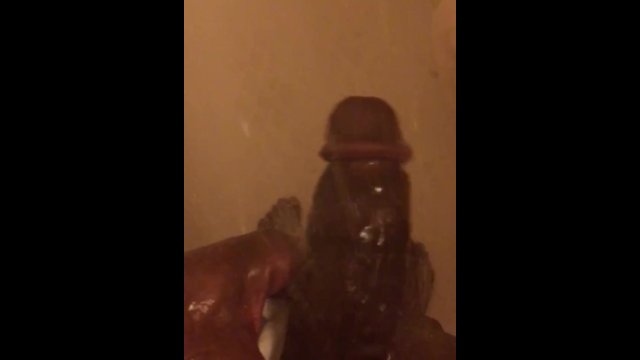 BIG BLACK DICK IN SHOWER (BBC POV) @1macmillion