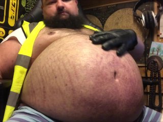 inflation, belly, bear, pipe
