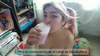 Reyna Drinking Licuadito Con La Leche De Xdromedariax Video Of The Set Summer In The Conurbano