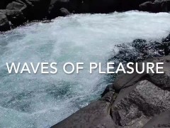 Video Waves of Pleasure - Hot Young Couple Outdoor Erotic Skinny Dip & Sensual Love Making by Waterfall HD