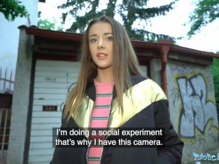Public Agent Sybil Kailena wonders into the path of a stranger for spontaneous fucking screenshot number 0