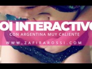 Preview 3 of JOI CON ARGENTINA SUPER CALIENTE | MUY INTENSO | INTERACTIVO
