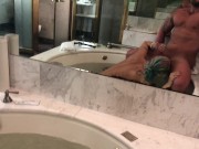 Preview 6 of Fit Couple Have Anniversary Sex in Hottub