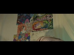 HD Voeyur girl in bed smoking dancing striptease & Bodywand pussy fuck orgasm from all positions! 