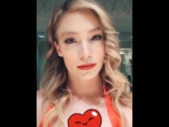 Roxanna Redfoot sexy sad eyes red lip