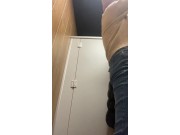 Preview 1 of Fucking Herself With A Dildo In A Public Toilet!