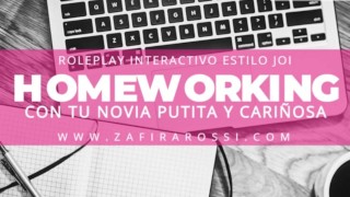 WITH YOUR NEW PUTITA AND CARIN OSA HOMEWORKING ASMR AUDIO SEXY SOUNDS ROLEPLAY & JOI HOME OFFICE