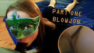French amateur - Doggystyle and cum in mouth after party - part 1 : blowjob
