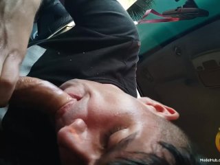 sucking stranger guy in the parking lot