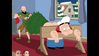 J've passed a Christmas Tree to Popeye!