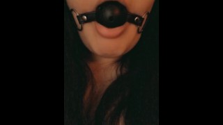 Drooling While Watching My Ball Gag