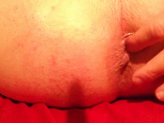 Making my Caged Sissy Boy Pinch his Nipples and Play with his Ass!