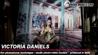 Sessão de fotos dos bastidores Victoria Daniels - Cosplay