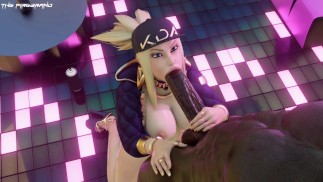 Club Gurl Akali Blacked Blowjob