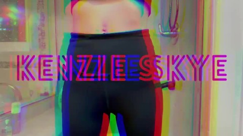 Hotwife/MILF Kenzie Skye has a steamy shower fuck to unwind, CUM join!