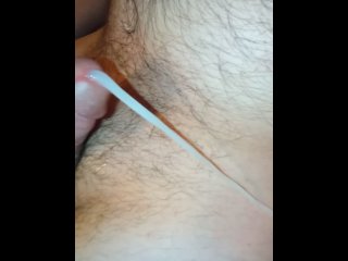 masturbation, double cum, vertical video, solo male