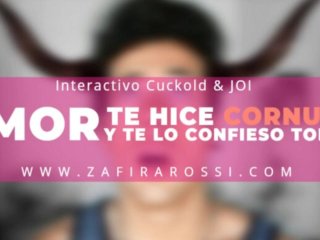 HISTORIA INTERACTIVA "AMOR, TE HICE CORNUDO Y TE LO CUENTO TODO" RELATO CUCKOLDASMR VOICELATINA