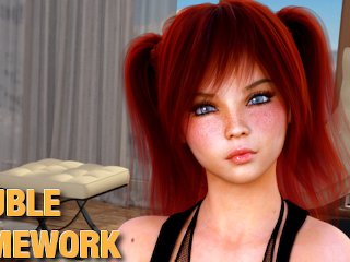 gameplay, small tits, double homework, pc porn games