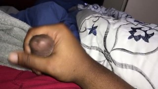 She woke up to swallow the cum 