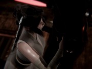 Preview 1 of Rey Fucked by Darth Maul Star Wars Porn BJ, Tied Up, Doggystyle