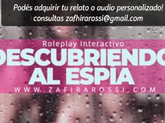 INTERACTIVO "DESCUBRIENDO AL ESPÍA" TEEN Y SU PRIMERA VEZ [AUDIO ONLY] ASMR ARGENTINA [PORN AUDIO]