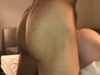 Quickie creampie inside warm silicone sex doll