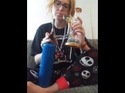 Preview 2 of Just A Sexy Hippie Smoking Dabs
