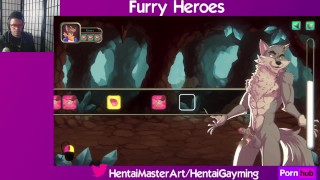Een magische hand aanbieden! Furry Heroes #2 W/HentaiGayming