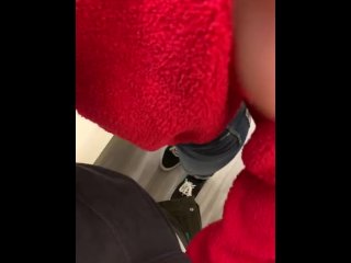 Tinder Date_Sucks My Dick_in the Mall Dressing Room.