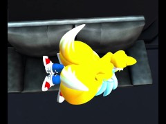 Tailsko x Sonic OC Anal Sex