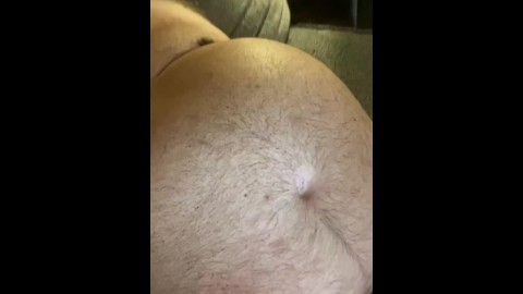 Hey Sexy...(patio daytime)...see my belly and cock and balls close up