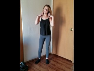 Hot MILF strips down and masturbates. Wants dick bad