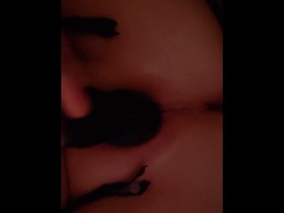 Tattooed milf and her pretty pink pussy