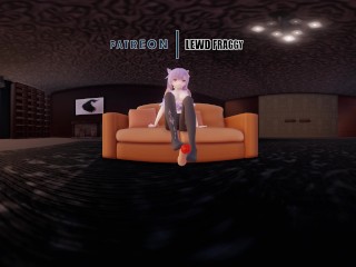 Genshin Impact - Keqing_Nylon Footjob [VR UNCENSORED HENTAI 4K]