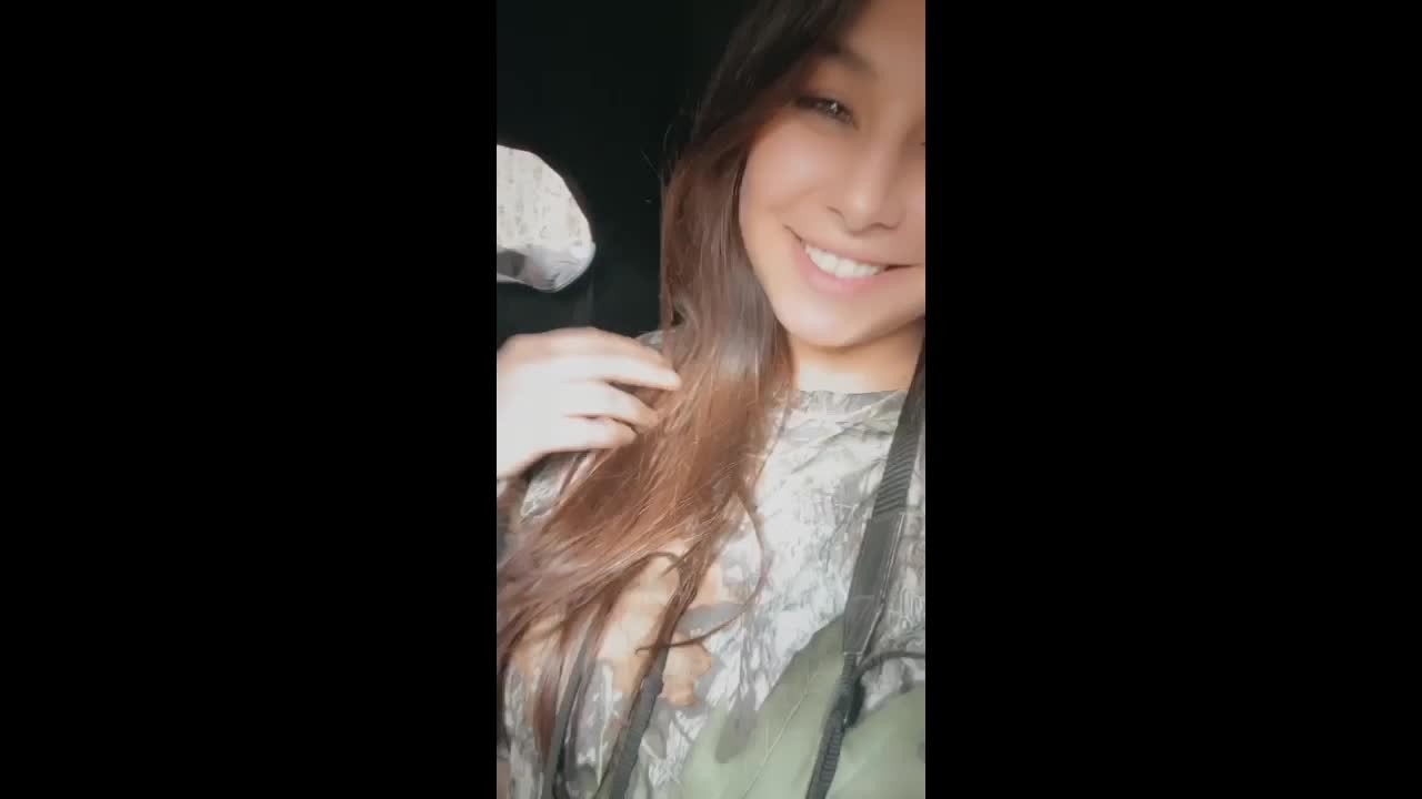 Horny Huntress Filakia Teases in the Ground Blind Waiting for a Deer -  Pornhub.com